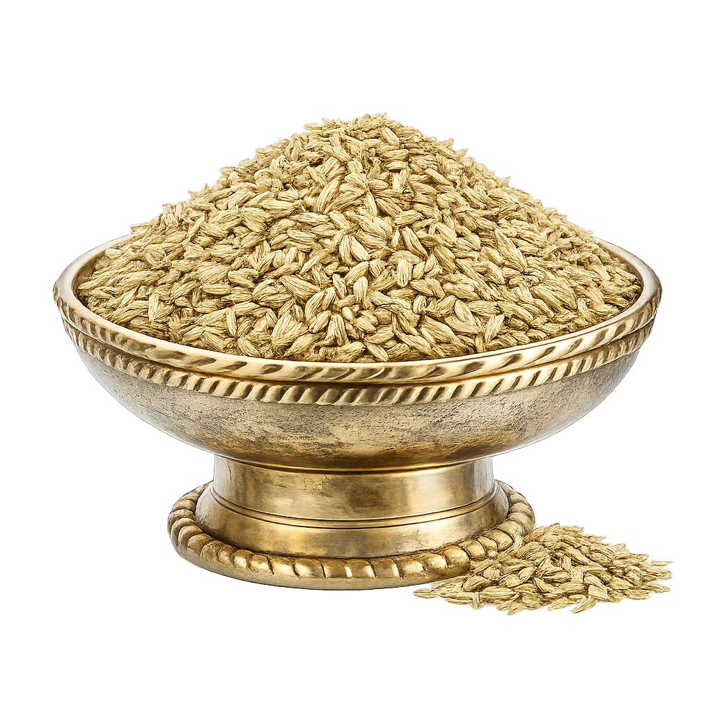 Green cumin seeds
