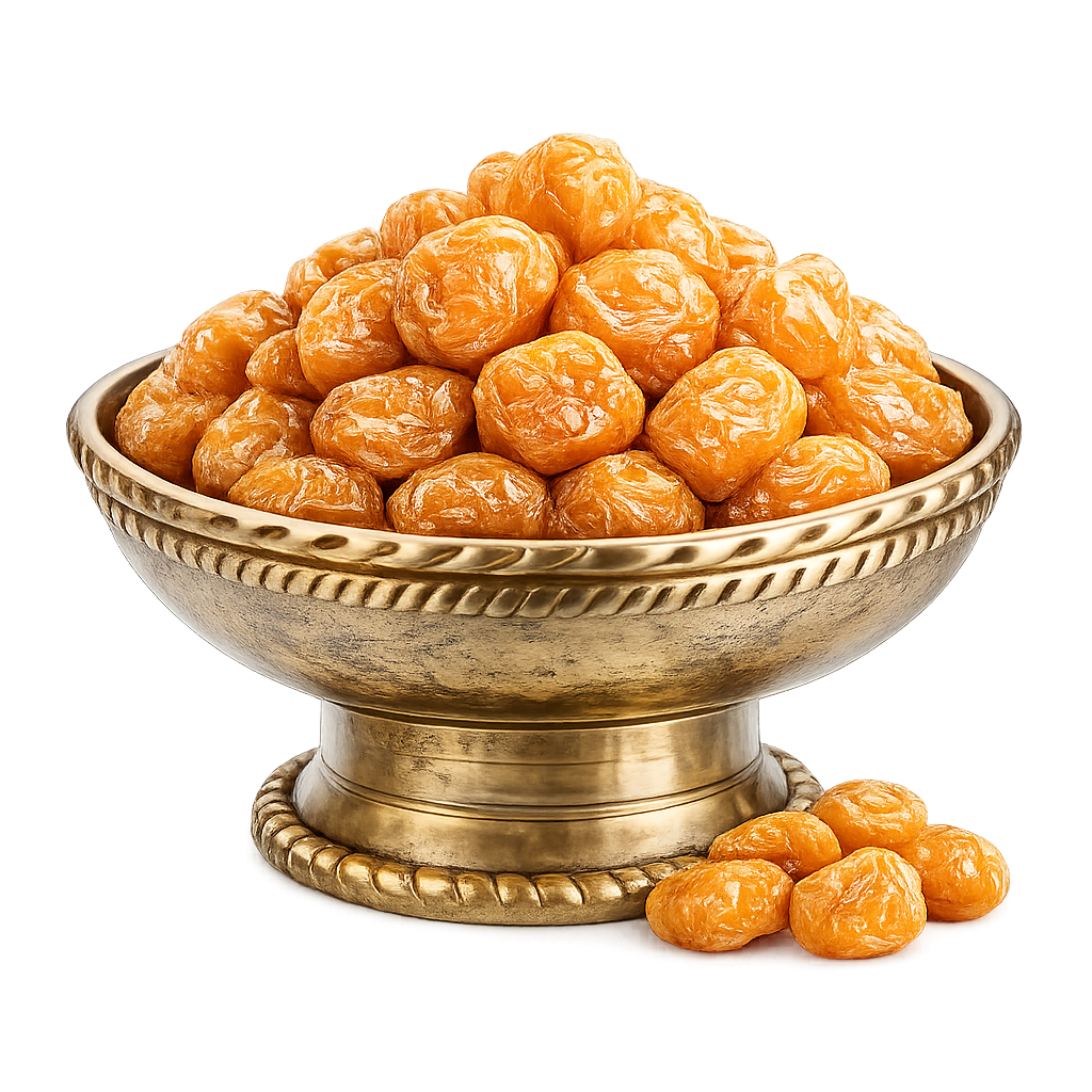 Yellow Sidi dried plums